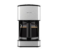 Cecotec Caffettiera a goccia 6 tazze Coffee 56 Drop. 650 W, Capacità 0,8 litri, Ugello antigoccia, Filtro permanente o di carta, Finiture in acciaio inox e Intensificatore di aromi