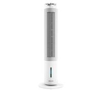 Cecotec Condizionatore d'aria evaporativo per EnergySilence 2000 Cool Tower. Potenza 60 W, serbatoio rimovibile da 2 litri, 3 velocità, oscillazione 60°, flusso d'aria 800 m3/h, bianco