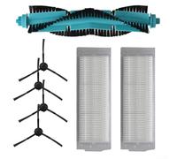 Cecotec Conga 11090 - Spazzola per aspirapolvere e filtro di ricambio, include 1 spazzola centrale, 4 spazzole laterali e 2 filtri dell'aria