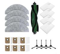 Cecotec Conga 7490 Home For X-treme per Genesis Robot Vacuum Accessori Bundle con spazzola principale Unità Quattro Spazzole Laterali Lavabile Mop Pads Filtri e sei sacchetti per la polvere per