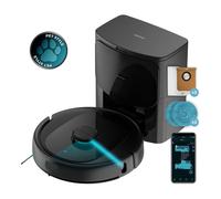 Cecotec Robot Aspirapolvere Conga 9590 Spin Revolution Ultra Power Home.Navigazione Laser, Intelligenza Artificiale, 10.000Pa, Massimo 240min Autonomia, Mopas Rotanti, Spazzola Silicone per Animali