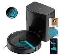 Cecotec Robot Aspirapolvere Conga 9590 Spin Revolution Ultra Power Home.Navigazione Laser, Intelligenza Artificiale, 10.000Pa, Massimo 240min Autonomia, Mopas Rotanti, Spazzola Silicone per Animali