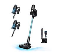 Conga Rockstar 1500 Ray Pure Scopa Ricaricabile 2 in1 senza Sacco Potenza 215 W Colore Nero