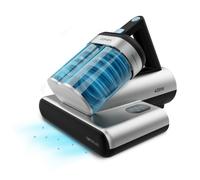 Cecotec Aspiratore Antiacaro Battimaterasso - Aspirapolvere Conga Rockstar 4000 Mattress. ForceSonic 400W, 13 kPa, Luce UV-C, Heat Tech, Spazzola Power Brush, Cavo 5m, Doppio serbatoio, Aromaterapia