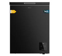 Cecotec Congelatore Orizzontale 142 L Bolero Coolmarket Chest 142 Black E. Finitura Nero, Compressore Inverter Plus, Altezza 83,5 cm E Modalità Fast Freezing