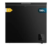 Cecotec Congelatore Orizzontale 199 L Bolero Coolmarket Chest 199 Black E. Finitura nera, altezza 83,5 cm, compressore inverter plus e modalità Fast Freezing