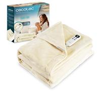 Cecotec Coperta elettrica 200 x 180 cm HeatComfort Calma (200 x 180). 130 W, 10 livelli di temperatura regolabili, controller LCD rimovibile, timer con spegnimento automatico, PTC+ tecnologia NTC