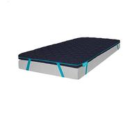 Cecotec Coprimaterasso Flow topdeluxe 150x200. 100% nucleo viscoelastico, cinturini elastici anti -slip, alta fermezza media, altezza 7 cm, sistema easyclean, imbottito, aspirapolvere, anti -acqua
