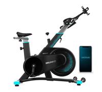 Cecotec Cyclette da Camera Indoor DrumFit Indoor 7000 Magno Connected | Resistenza Magnetica, Silenziosa, Bluetooth, Sella e Manubrio Ergonomici e Regolabili, Display LCD, Supporto per Tablet