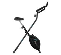 Cecotec Cyclette pieghevole con volano d'inerzia da 3 kg Drumfit X-Bike 3000 Neo, schermo LCD, resistenza magnetica variabile, sella comfort e impugnature, supporto per tablet e ruote