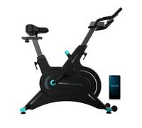 Cecotec Cyclette Statica Drumfit Indoor 10000 Magnetic Connected, Sistema Magnetico con pedalata fluida e naturale, Volano da 10 Kg, Schermo LCD, Compatibile con APP, 10 Livelli