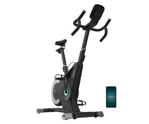 Cecotec Cyclette Statica Resistenza ad Aria e Magnetica DrumFit Indoor Eolo. APP, Display LED, Volano d'Inerzia 6kg, Supporto Dispositivi e Bottiglia, Fasce toracica per misurare la frequenza cardiaca