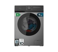 CECOTEC DressCode 7450 LAVATRICE, Caricamento frontale, 7 kg, Profondità 49,5 cm, Antracite, Nero, livello rumorosità centrifuga 76 dB(A