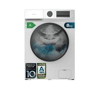 CECOTEC DressCode 8450 LAVATRICE, Caricamento frontale, 8 kg, Profondità 54 cm, Bianco, Nero, livello rumorosità centrifuga 76 dB(A