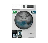 CECOTEC DressCode 9450 LAVATRICE, Caricamento frontale, 9 kg, Profondità 56 cm, Bianco/Nero, livello rumorosità centrifuga 76 dB(A