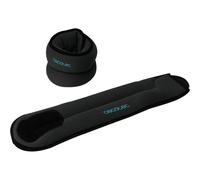 Cecotec Pesi per Caviglia e Polso Regolabili Drumfit AnkleBell 1000 Neo. Set di 2 Cavigliere Regolabili con Velcro, Peso di 1kg ciascuna, Riempite di Sabbia, Dimensioni 28x10x3.5cm