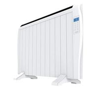 Cecotec Emettitore Termico ReadyWarm 2500 Thermal Black. 12 Elementi e 1800 W, Display LCD, Telecomando a distanza, timer, selezione della temperatura, copertura di 25 m² (12 Moduli, Bianco)