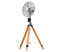Cecotec EnergySilence 1600 Woody Smart treppiede ventilatore 50W, 4 pale 16 pollici, diametro 40 cm, motore in rame, 3 velocità, altezza regolabile 130 cm, oscillazione fino a 80º, telecomando