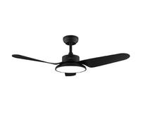 Cecotec - Ventilatori da Soffitto EnergySilence Aero 5200 Light Black - 40 W, Diametro 109 cm, Lampada a LED, Telecomando, 6 Velocità, 3 Pale, Timer Fino a 8 Ore, Estate/Inverno,