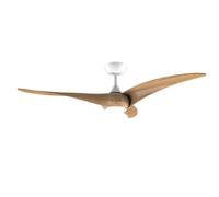 Cecotec EnergySilence Aero 5295 Ventilatore da soffitto in legno bianco con luce LED e telecomando 40W