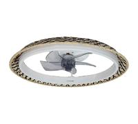 Cecotec Energysilence Lampaero 610 Ventilatore da Soffitto Design Naturale con Luce 20W Bianca