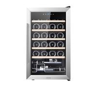 Bolero GrandSommelier 2450 Cantinetta nera e Inox 24 bottiglie sistema di raffreddamento a compressore temperatura regolabile
