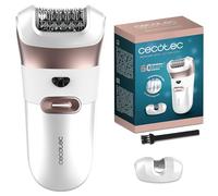 Cecotec Epilatore Elettrico con Accessorio Zone Sensibili SkinCare Depil-Action 6000. 60 Lamine, Luce LED, Autonomia 60 min, Classificazione IPX5, Design Ergonomico, Indicatore LED