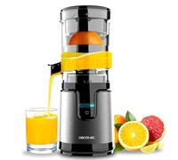 Cecotec Estrattore di Succo, Spremiagrumi Elettrico a Torre Essential TowerAdjust Easy Steel. 140W, Capacità di 0,35L, Include un Filtro e un Cono in Plastica, Rotazione in Unica Direzione, Smontabile