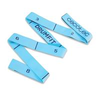 Cecotec Fascia elastica regolabile DrumFit Elastiband. Gomma elastica in poliestere, 8 livelli di resistenza con 8 anelli, materiale delicato al tatto, resistente e durevole, 140 x 4 cm