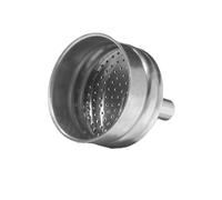 Cecotec Filtri da Caffè Caffettiera Moka Piccolina Funnel 2. in Alluminio, Facilita Uso, Estrazione Ottimale, Assicura Quantità Giusta, Qualità senza Compromessi, Sapore Tradizionale