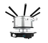 Cecotec Fonduta Elettrica per 8 Persone Fun Gourmetfondue Advance. 1500W, Capacità 1,7L, Formaggio, Cioccolato e Olio, Design in Acciaio Inox, Potenza Regolabile, Componenti Lavabili in Lavastoviglie