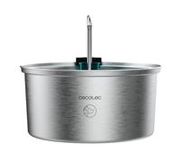 Cecotec Fontana Automatica per Gatti Cani Animali Pumba 3200 Refresh INOX. Capacità 3,2L, Acciaio Inossidabile, Filtro Alto Rendimento, Silenziosa, Design Cascata, IPX4, Facile Pulizia
