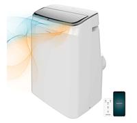 Cecotec Force Clima 14750 Climatizzatore portatile Cold&Warm Connected con telecomando, WiFi e pompa di calore, 14000 BTU, schermo LED, 5 modalità, 5 modalità, copertura 28 m2