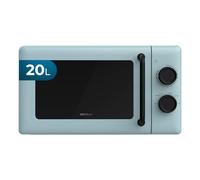 Cecotec Forno a Microonde Meccanico da 20 Litri Proclean 3010 Blue. 700 W, 6 Livelli Di Potenza, Modalità Sbrinamento, Segnale Di Fine Cottura, Lampada Interna, Timer Fino A 30 Minuti, Design Blu