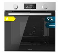 Cecotec Forno da Incasso Multifunzione Pirolitico Bolero Hexa P526000 Line A. 2800W, 73L, 9 funzioni: Defrost, Convenzionale, Grill, Pirolisi. Display Touch, Cooling Fan, Porta Vetro, Classe A