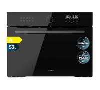 Cecotec Forno da ncasso Multifunzione 53L - Friggitrice ad Aria - Bolero Hexa AF314500 Glass Black A. 2900W, 11 Funzioni, Airfryer Master, Pizza Master, Basso Consumo, Facile Pulizia