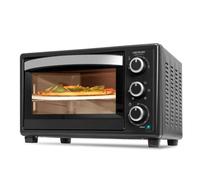 Cecotec Forno da Tavolo Bake&Toast 2600 Black 4Pizza. 26 L, 1500 W, Include Pietra Pizza per risultati come un tradizionale Forno a Pietra, 6 diverse Funzioni, Vassoio Raccoglimiglie