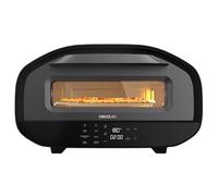 Cecotec Forno Elettrico per Pizza con Finestra Pizza&Co Tifosi. 1700W, Capacità 12 Litri, Controllo Digitale, Acciaio Rivestito, 8 Funzioni, Timer, Temperatura 80°C - 430°C, Luce Interna