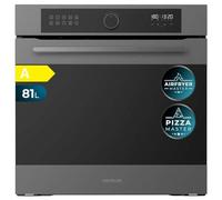 Cecotec Forno Integrabile Multifunzione 60 cm Bolero Hexa AF316000 Matt A 3400 W, 81 L Capacità, 11 Funzioni con Airfryer Master, Pizza Master, Steam Asisst, Steam EasyClean, 3D Cooking, Defrost