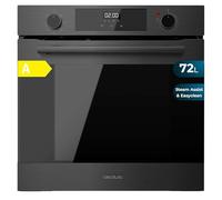 Cecotec Forno multifunzione Integrabile 60 cm Bolero Hexa M226000 Matt A. 2800 W, 72 L, 7 funzioni, modalità griglia, fan assisted grill, modalità convezione, defrost, Steam Base X2, Steam EasyClean,