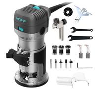 Cecotec Fresatrice Elettrica a Filo MultiShape 500. 710W, Include 5 Frese e Testine da 6mm 6,35mm e 8mm, Velocità e Profondità Regolabili, Corpo Alluminio, Design Ergonomico, Realizza Opere Perfette