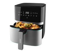 Cecotec Friggitrice ad Aria calda 5.5 L Cecofry Full Inox Pro 5500, 1700 W, Compatta e Digitale, Friggitrice dietetica in Acciaio inox, senza Olio, Tecnologia PerfectCook, Termostato