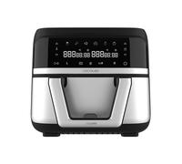 Cecotec Friggitrice ad Aria Cecofry Dual 9000. Air Fryer 2850 W, Capacità 9L, Digitale-Compatta, Doppia Temperatura, Tecnologia PerfectCook, Possibilità di Dividere Il Secchio da 4,5L in 2, 6 Modalità