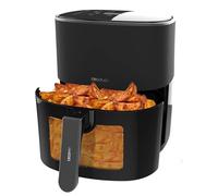 Cecotec Friggitrice ad aria senza olio 6,5 l con finestra Cecofry Fantastik Window 6500 Plus. 1700 W, tecnologia PerfectCook, 12 menu, termostato 80-200 °C, timer 60 min, protezione surriscaldamento