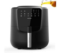 Cecotec Friggitrice ad aria senza olio da 5,5 litri con spray Air Fryer Cecofry Rain M. 1550 W, spray automatico e manuale, pannello di controllo tattile, termostato regolabile, autopulizia, 8 menu