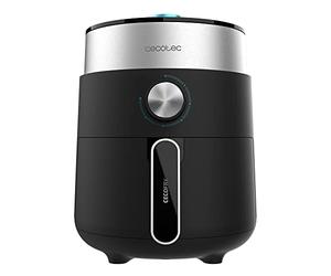 Cecotec Friggitrice ad Aria da 2,5 Litri CecoFry Essential Rapid Dark. 1200 W, Dietetica, Manuale, senza Olio, Compatto, Tecnologia PerfectCook, Tempo e Temperatura Regolabile