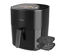 Cecotec Friggitrice ad Aria senza Olio 6,5L Cecofry&Grill Duoheat 6500. 3 in 1 Grill e Piastra per Pizza, Doppia Resistenza 2200W, Finestra di Visualizzazione, 12 Menu, Temp. 40-200°C, Cottura 3D