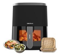 Cecotec Friggitrice ad Aria senza Olio da 4 L con Finestra Cecofry Fantastik Window 4000 Hot. 1400 W, 9 Modalità, Controllo Touch, Tecnologia PerfectCook, 80-200 °C, Tempo Regolabile, Air Fryer