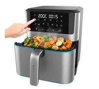 Cecotec Friggitrice ad Aria senza Olio da 8 L Cecofry Supreme 8000 Hot. 1800 W, Pannello Touch, 30-200 °C, 10 Menu Preimpostati, Pre-heat, Finiture in Acciaio Inossidabile