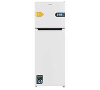 Cecotec Frigorifero 2 Porte 255L - Bolero CoolMarket 2D 255 NF Bianco E. Motore Inverter NoFrost, 170X54.5Cm, 255L, No Frost, Classe Energetica E, Display Interno, Porta Reversibile